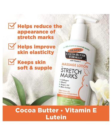 Palmer's Cocoa Butter Massage Lotion for Stretch Marks - 8.5 oz | Best Body Lotion for Women | International Shipping Available - Buy Online on GoSupps.com