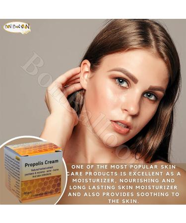 Bee Propolis Herbal Cream with Bee Wax & Aloe Vera - Natural Soothing Skin Care for Body, Face, and Hands (2.11 oz / 60 gm) - Buy Online on GoSupps.com