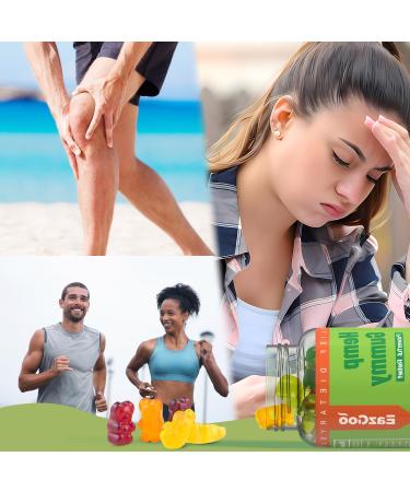 Natural Hemp Gummies 2 000 000 XXL Extra Strength - Vegan Low Sugar Non-GMO - 120 Count Pack of 2 | Buy Now for Health Benefits - Buy Online on GoSupps.com