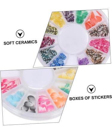 minkissy 64 Boxes Soft Pottery Diy Fruit Nail Art Slice Fruit Pattern Nail Art Patches Diy Lip Gloss Clay Stickers Scrapbooking Flower Clay Jewels for Nails 3d Bulk Polymer Clay Accessories - Buy Online on GoSupps.com