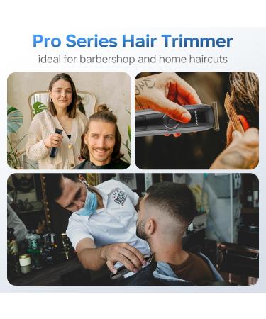 Buy Cordless Hair Clippers for Men - Zero-Gap LED USB Rechargeable 3 Combs - Ideal for Home & Barber Use - Buy Online on GoSupps.com