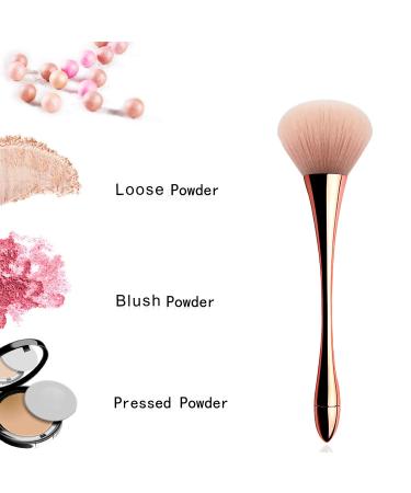 Buy No LIFE 2PC Large Head Makeup Brush Set | Jumbo Fluffy Round Blush & Kabuki Brushes for Flawless Contouring & Blending | International Shipping Available - Buy Online on GoSupps.com