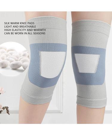 Fabater Knee Sleeve - Non-Slip Compression Support | Breathable Light Gray Fitness Gear (M) - International Shipping Available - Buy Online on GoSupps.com