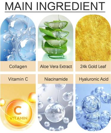 Under Eye Masks - 5pairs 24K Under Eye Patches - Eye Masks Skincare for Puffy Eyes Dark Circles Bags Gold Eye Pads Anti-Aging Hyaluronic Acid Moisturiser Remove Eye Bags Hydrating - Buy Online on GoSupps.com