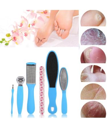 10-Piece Foot Rasp Set - Portable Cornial Remover & Pedicure Tools for Dead Skin | Best Foot Care Accessories - Buy Online on GoSupps.com