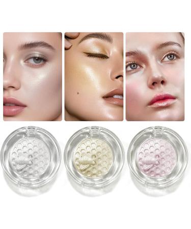  JUDEWY Silver Face Brightening Highlighting Makeup Palette Eyeshadow Powder for Eyes Face Body (02) - Buy Online on GoSupps.com