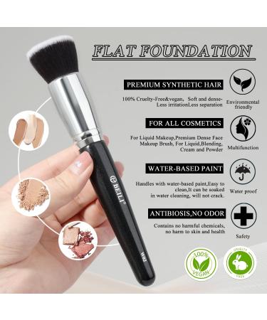 BEILI Makeup Brushes 6 Pieces Set of Vegan Makeup Brushes Powder Foundation Eye Shadow Mixing Concealer Set of Brushes for Creases Brushes for Eyebrow Liner - Buy Online on GoSupps.com
