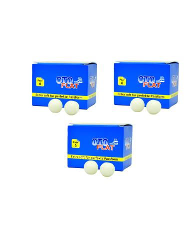 Otoflate 3 -pack earplugs with natural beeswax - 36 pieces - Premium hearing protection for pleasant sleep - Certified SNR29DB noise reduction ear plug Sleep