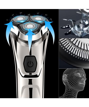 Buy Electric Razor for Men - Waterproof Cordless Electric Shaver with Pop-up Trimmer - Wet & Dry Use - Buy Online on GoSupps.com