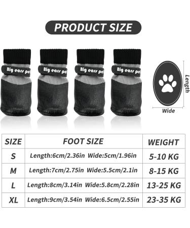 Valicaer Paw Protector Dog Boots Set of 4 Dog Shoes for Injured Paws Silicone Anti Slip Dog Paw Protectors Adjustable Socks Shoes for Small Medium Large Dogs Soft and Waterproof Dog Booties - Buy Online on GoSupps.com