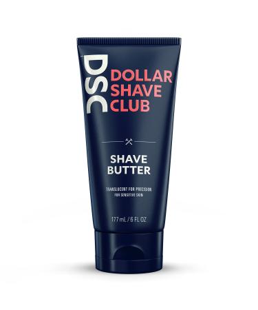 Dollar Shave Club Translucent Shave Butter for a Precise and Smooth Shave Suitable for Sensitive Skin 6 oz