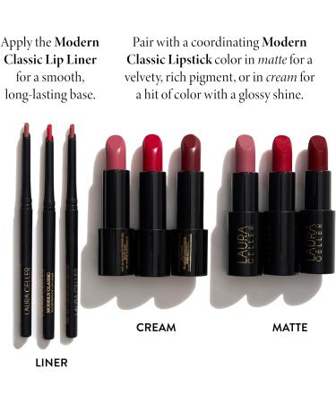 LAURA GELLER NEW YORK Modern Classic Lip Liner in Ritzy Red - Long Lasting & Prevents Feathering - Buy Online on GoSupps.com