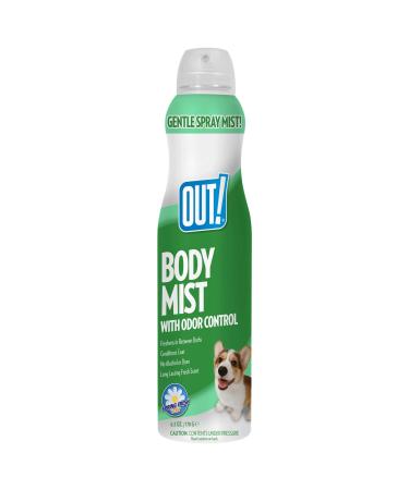OUT! Dog Cologne Body Mist Spray | Dog Perfume | Refreshes Coat and Controls Odor Between Baths | 6.3 Ounces Spring Fresh