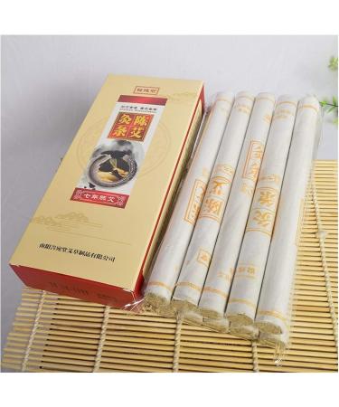 Buy Smoke-Free Moxa Roll - Handmade Chen Ai Moxibustion Cone (18x200mm) | Premium Wormwood Healing - Buy Online on GoSupps.com