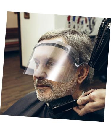 FOMIYES 50pcs Hairdresser Styling Shield Transparent Plastic Facial Protector Salon Haircutting Eye Cover Prevents Hair and Spray from Reaching Eyes - Buy Online on GoSupps.com