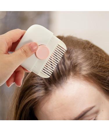 TOVINANNA 2 in 1 Hair Trimmer Split Ends Hair Trimmer Manual Bangs Trimmer Comb Protable Hair Thinning Comb Slim Haircuts Cutting Tool for Girls Women 7.2x6.6cm Pink - Buy Online on GoSupps.com