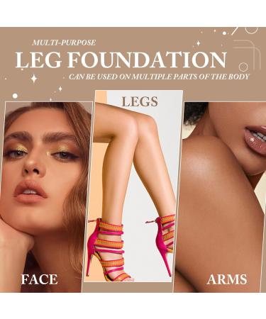  Samkeen Leg Makeup Waterproof 4 Ounce Tattoo Scarves Varicose Veins Leg & Body Covering Cream Medium Shine 4 oz - Buy Online on GoSupps.com