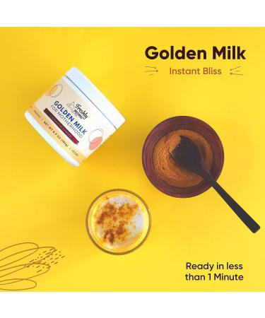 Organic Vegan Golden Milk Powder for New Moms | Postpartum Mood Support & Calming Sleep | Cinnamon Ginger Flavor - 36 Servings - Buy Online on GoSupps.com