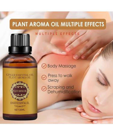 Dewu Essential Ginger Oil for Skin | 30ml Aromatherapy & Massage Oil for Gua Sha Lymph Drainage & Diffuser Use - Buy Online on GoSupps.com