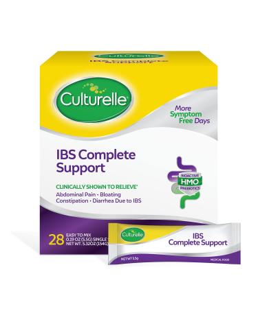 Culturelle IBS Complete Support, for The Dietary Management of Irritable Bowel Syndrome (IBS), Relieves IBS Symptoms Including Bloating, Constipation and Diarrhea  28 Count (Pack of 1)