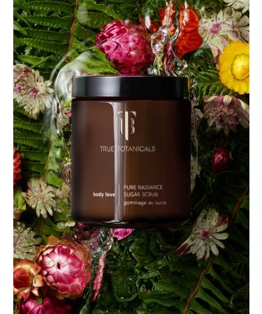 True Botanicals Organic Pure Radiance Sugar Body Scrub | Clean Non-Toxic Natural Skincare (9.4 oz) - Buy Online on GoSupps.com