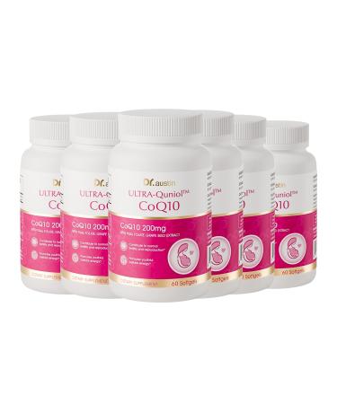 DR.AUSTIN DRAUSTIN Coenzyme Q10 Preparation for Pregnancy Reduction 200mg Mitochondrial PQQ Folic Acid Imported from The United States 360 Count (6)