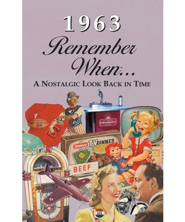 1963 REMEMBER WHEN CELEBRATION KardLet: Birthdays  Anniversaries  Reunions  Homecomings  Client & Corporate Gifts RW1963