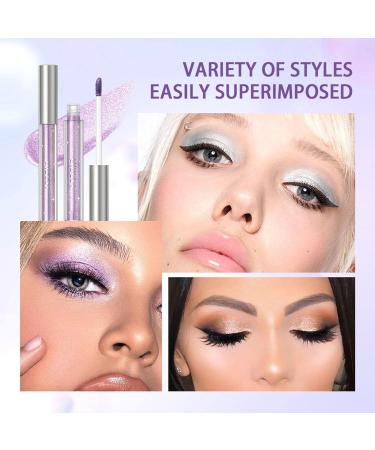 3 12 Colors Liquid Eyeshadow Eye Shadow Shiny Makeup Long Lasting | Sparkling Eye Shadow Makeup Kit Perfect for Every Woman and 3 Pcs 12pcs - Buy Online on GoSupps.com