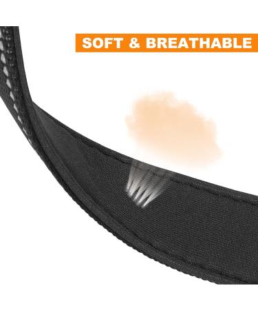 Shop PCEOTLLAR Reflective Dog Collar - Padded Adjustable Soft Neoprene for Small & Large Dogs (Black 40-50cm) - Buy Online on GoSupps.com