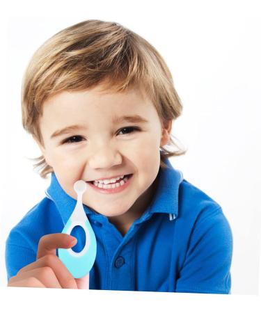 Gleavi 2ST Children's Toothbrush Set - Soft Brass Micro-Hand Brush for Toddler Oral Care - Baby & Toddler Combo Plate Miniature PBT - Buy Online on GoSupps.com