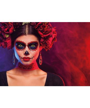 Buy Balinco Mystery Yellow/Black Colored Contact Lenses - No Prescription | Perfect for Cosplay Halloween Carnival & Raves - Buy Online on GoSupps.com