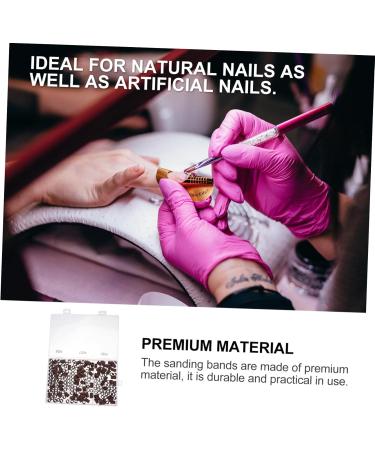 MERRYHAPY 1 Box Boxed Manicure Circle Nail Care Tools Portable Handpiece File Nail Sanding Ring Portable Nail Drill Ring Professional Manicure Polishing Nail Sand Circle Resin Abrasive Cloth - Buy Online on GoSupps.com