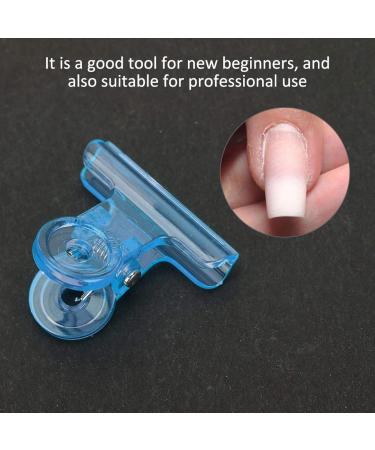 Buy Blue Plastic Nail Clips - Optimal Accessories for Long & Thin Nails | Professional Nail Art Tools - Buy Online on GoSupps.com