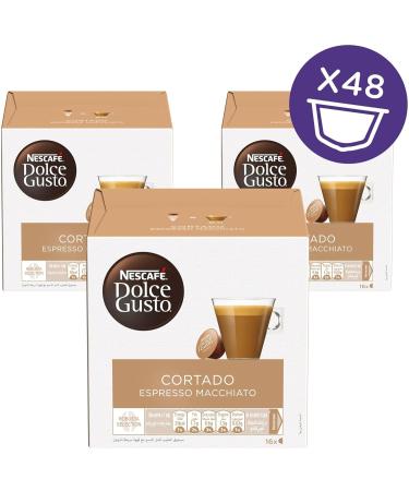 Nescafe Dolce Gusto Espresso Machiato Cortado Coffee Capsules (48 capsules 48 cups) - Buy Online on GoSupps.com