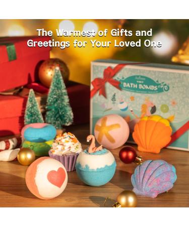 Bath Bombs Gifts for Women- 8pcs Natural Bath Bombs for Women & Kids Bubble Bath Spa Relaxation Gifts for Women Valentines day Birthday Stocking Stuffers Christmas Gifts for Women Girlfriend Her Flamingo Gifts Set - Buy Online on GoSupps.com