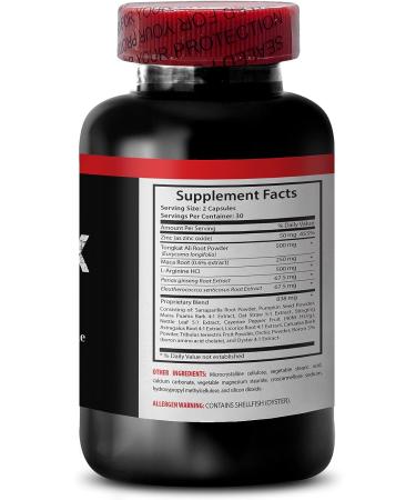 Eurycoma Longifolia Jack Extract - Longjack Size Up Natural Complex - Tongkat Ali, Maca, L-Arginine Supplement for Men - 3 Bottles (180 Capsules) - Buy Online on GoSupps.com