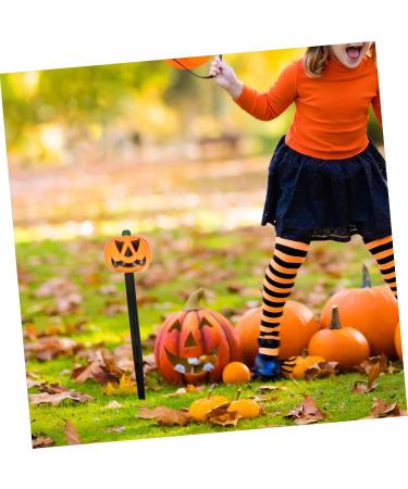 5pcs Ghost Light Accessories Outdoor Plug Halloween Outdoor Decorations Halloween Decor Solar Landscape Light Outdoor Decors Metal Garden Stakes Lights Festival Yard Stakes 3D LED (Colo Black Whitex4pcs 38x8cm - Buy Online on GoSupps.com