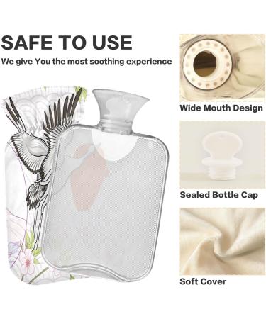 Large 2L Hot Water Bottle with Cover - Pain Relief for Headaches Neck & Shoulders | Shop Internationally - Buy Online on GoSupps.com