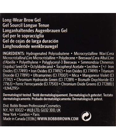 Bobbi Brown Long Wear Brow Gel - Rich Brown 0.03 oz | Long-lasting Eyebrow Product - Buy Online on GoSupps.com