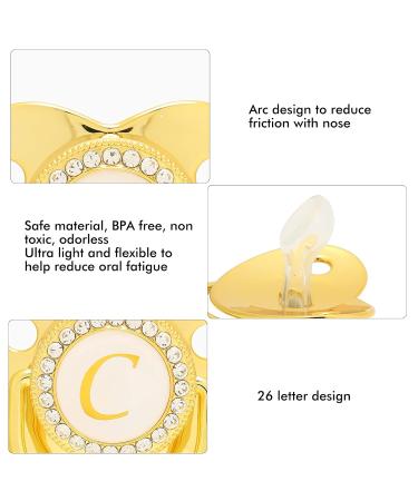 Golden Baby Pacifier - Safe Alphabet Pacifier for 6-18 Months | 26 Letters International Shipping - Buy Online on GoSupps.com