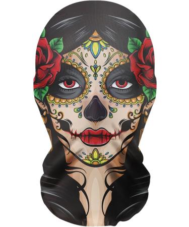 Halloween Ghost Masque - Horror Funny Mesh Full Headdress | Breathable And Realistic Ghost Masque Costume For Halloween Cosplay and Masquerade - Buy Online on GoSupps.com