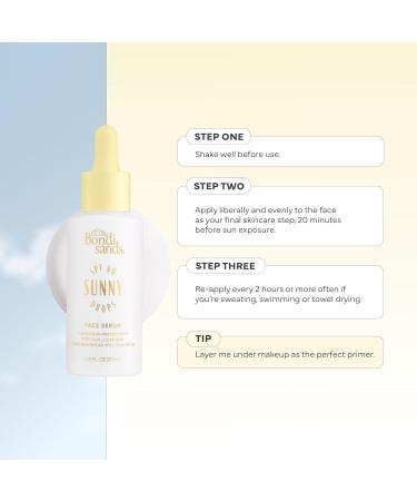 Bondi Sands Sunny Drops SPF 60 Face Serum, Hydrating + Nourishing Broad Spectrum Sunscreen, Lightweight, Silky-Smooth Finish, Oil-Free, 1.01 Fl Oz - Buy Online on GoSupps.com