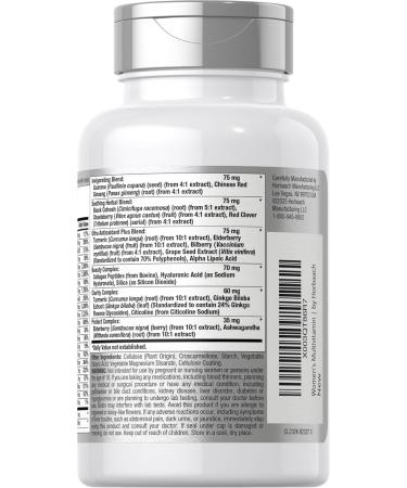 Horb ach Women's Multivitamin 50 Plus | 60 Coated Caplets | Advanced Vitamin Formula | Non-GMO & Gluten Free Supplement 60 Count (Pack of 1) - Buy Online on GoSupps.com