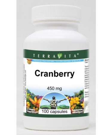 Cranberry - 450 mg (100 Capsules ZIN: 519899)