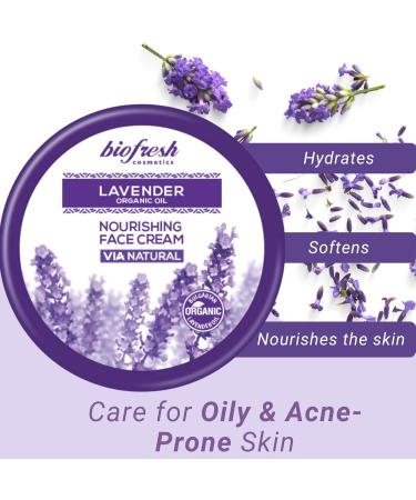 Nourishing skin cream with organic lavender oil Lavender 100ml - Buy Online on GoSupps.com