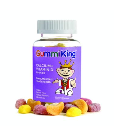GummiKing Calcium Plus Vitamin D for Kids 60 Gummies