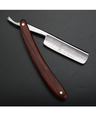 XUANFENG Straight Razor with Wooden Handle | Traditional Sharp Beard Shaver for Men - Precision Grooming Tool - Buy Online on GoSupps.com