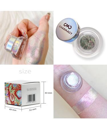CHARMACY Multi Chrome Flakes Cream Chameleon Gel Eyeshadow - Sparkle Metallic Makeup | 2.8g (10) - Buy Online on GoSupps.com