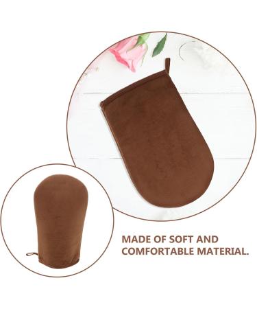 Moufles Autobronzant Floqu Noir Bords Droits Applicateur R utilisable pour Corps et Dos Outil Doux pour Application Uniforme de Lotion Autobronzante Kit Pratique - Buy Online on GoSupps.com