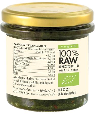 Vita Verde Tomato wild garlic pesto 140 g organic - Buy Online on GoSupps.com